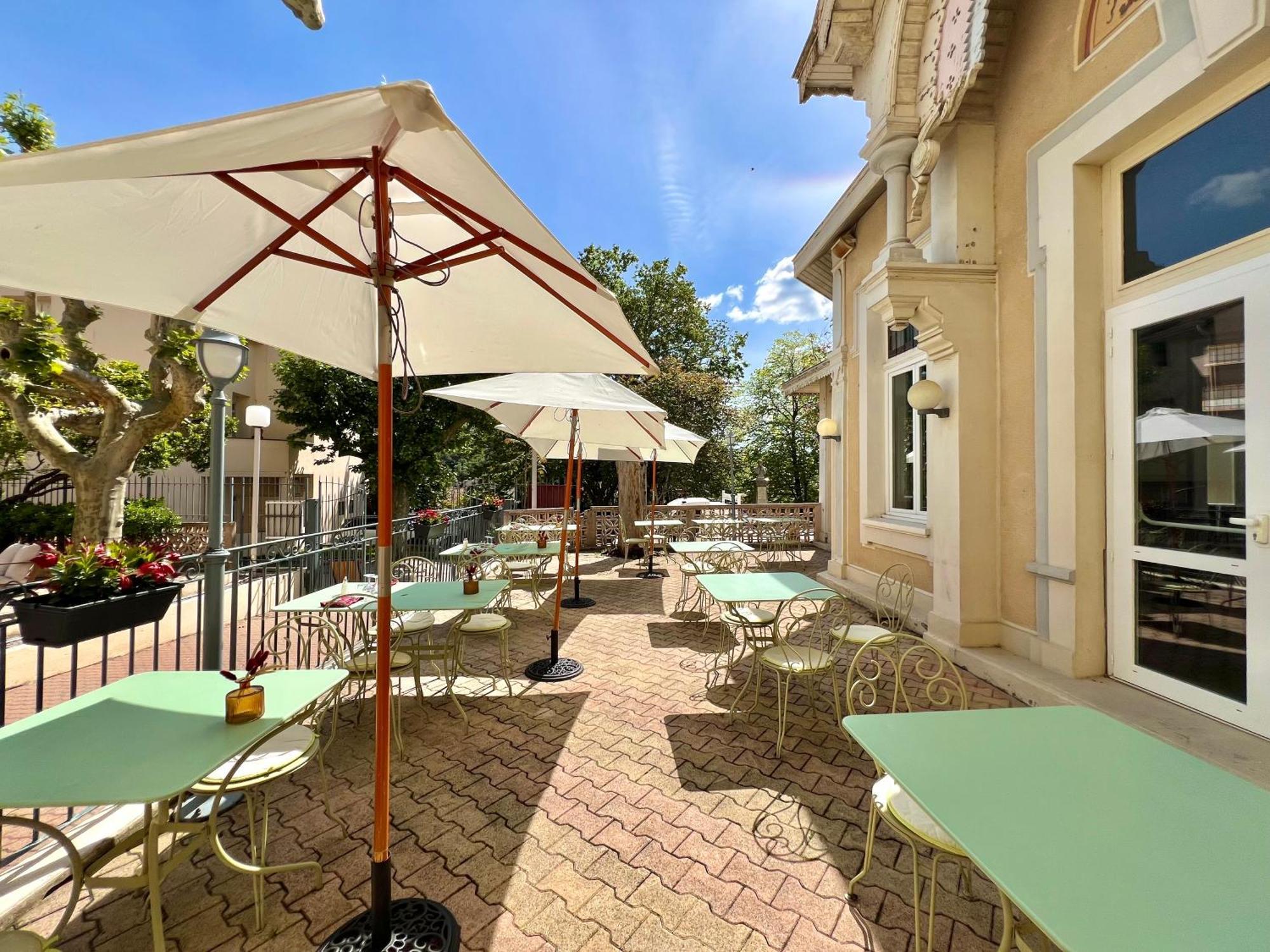 Logis Hotel Restaurant Des Thermes Ламалу-ле-Бен Экстерьер фото